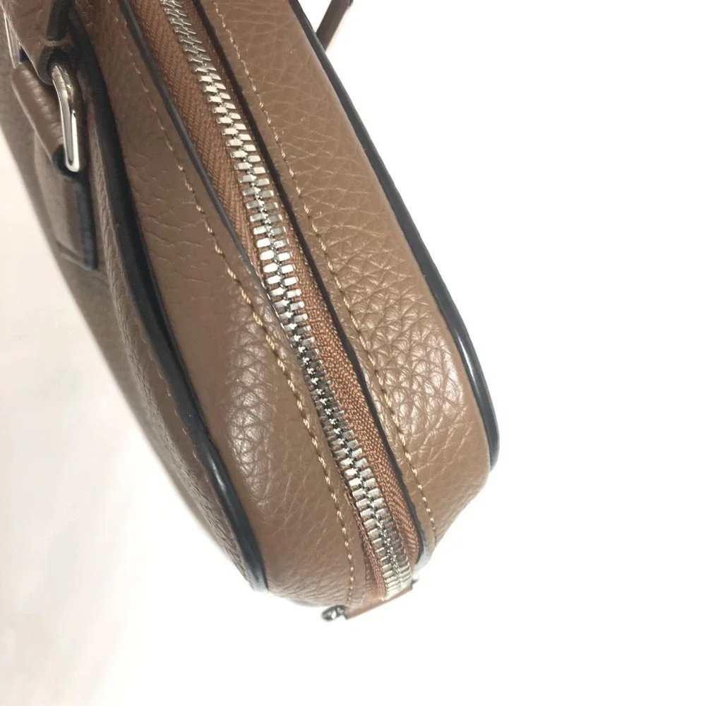 LOUIS VUITTON Brown Leather Tote Bag